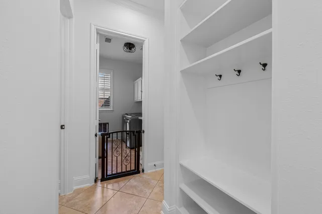 a view of front door