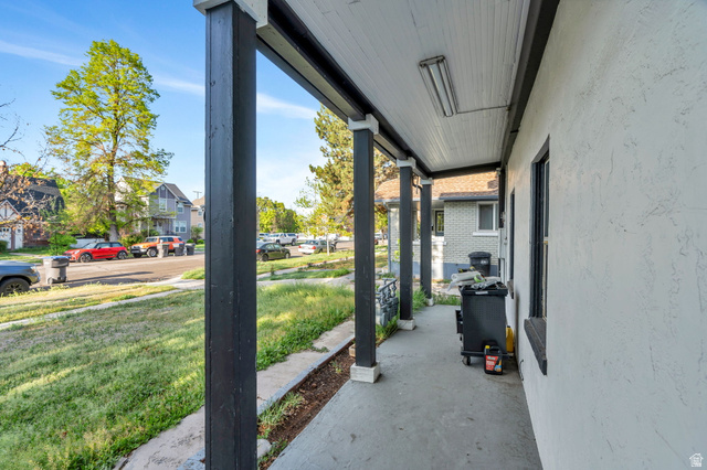358 400 South Provo, UT 84601 - Photo 29 of 34 Porch with a yard and a residential view.