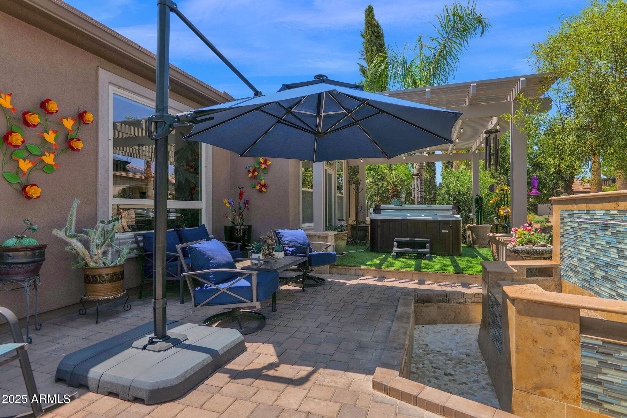 1756 East Azafran Trail Queen Creek, AZ 85140 - Photo 31 of 44 Extended Patio