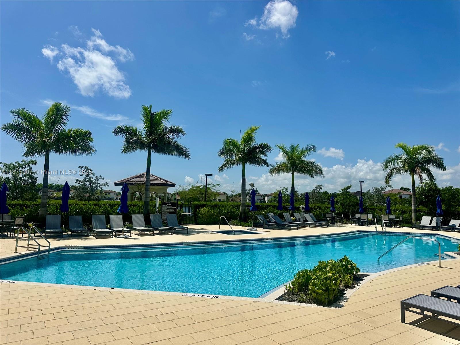 10008 Southwest 228th Terrace Miami, FL 33190 - Photo 41 of 46 a view of swimming pool with outdoor seating and dining space