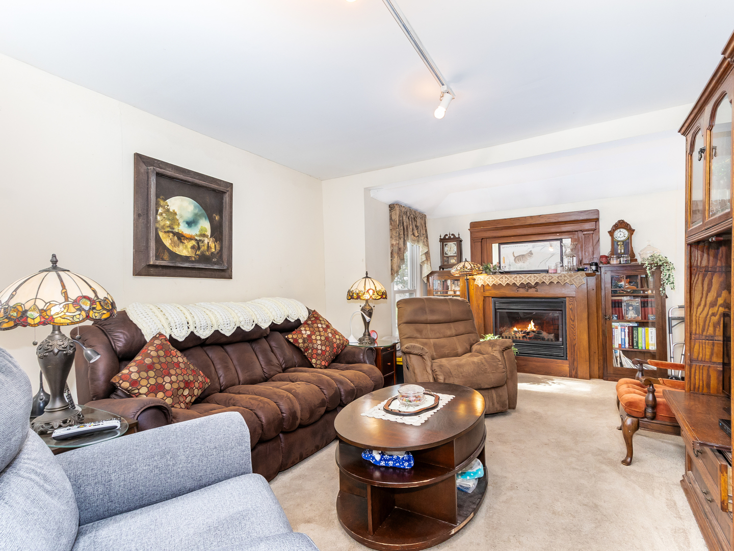 13561 West Kennedy Road Manhattan, IL 60442 - Photo 8 of 28 a living room with furniture and a flat screen tv