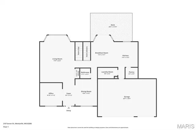 $485,000 | 210 Tanner Drive, Wentzville, MO 63385