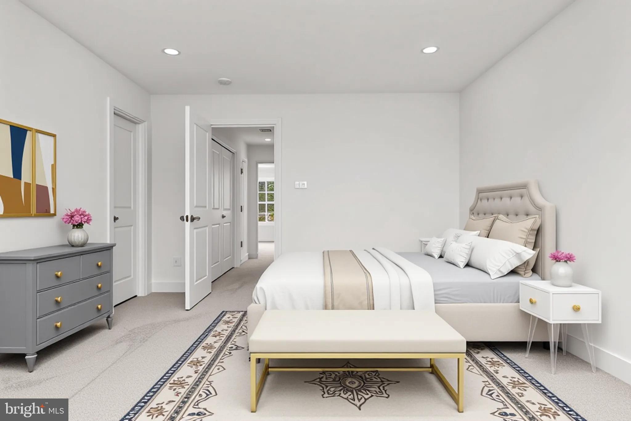 207 8th Street Bridgeport, PA 19405 - Photo 8 of 18 Master bedroom with modern elegance.