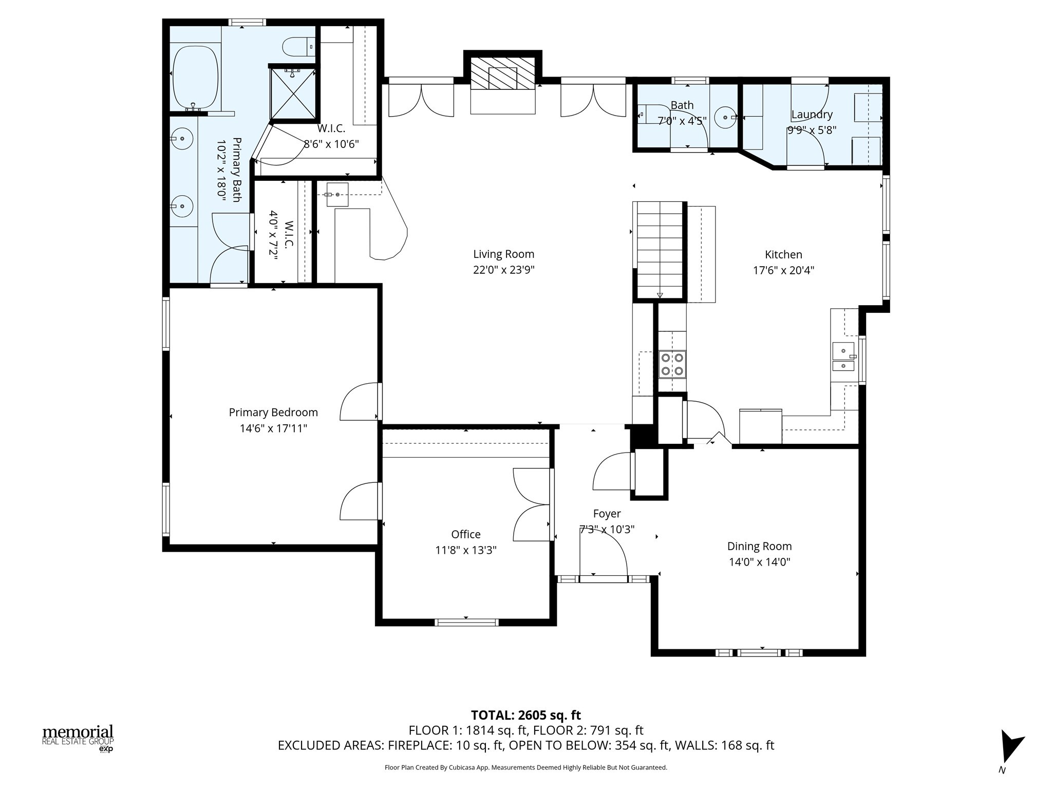 11507 Del Monte Drive Houston, TX 77077 - Photo 43 of 44 First floor floorplan.