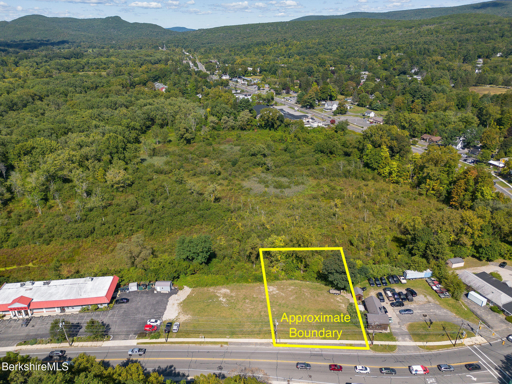 185 B State Road Great Barrington, MA 01230 - Photo 6 of 6 an aerial view of residential houses with outdoor space and trees