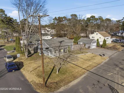 an aerial view of a city with lots of residential buildings