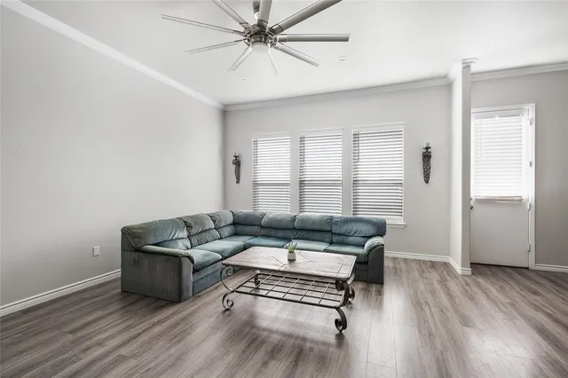a kitchen with a sink and a refrigerator