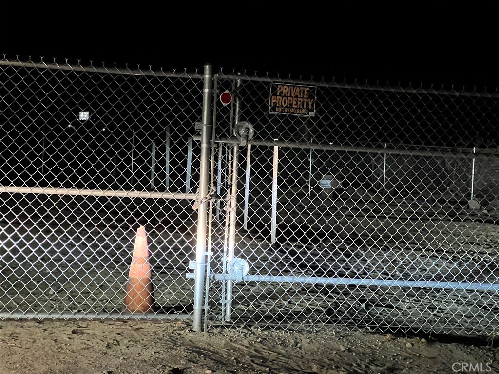 a close up of a black gate