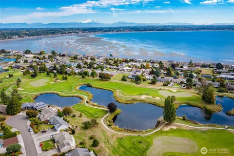 a view of an ocean and beach