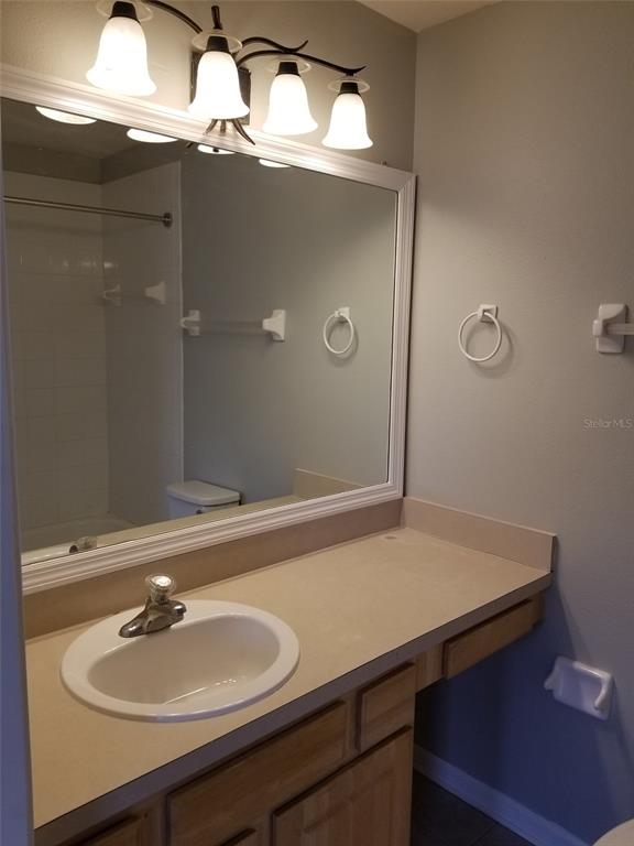 4536 Kennewick Place Riverview, FL 33578 - Photo 37 of 50 a bathroom with a sink and a mirror
