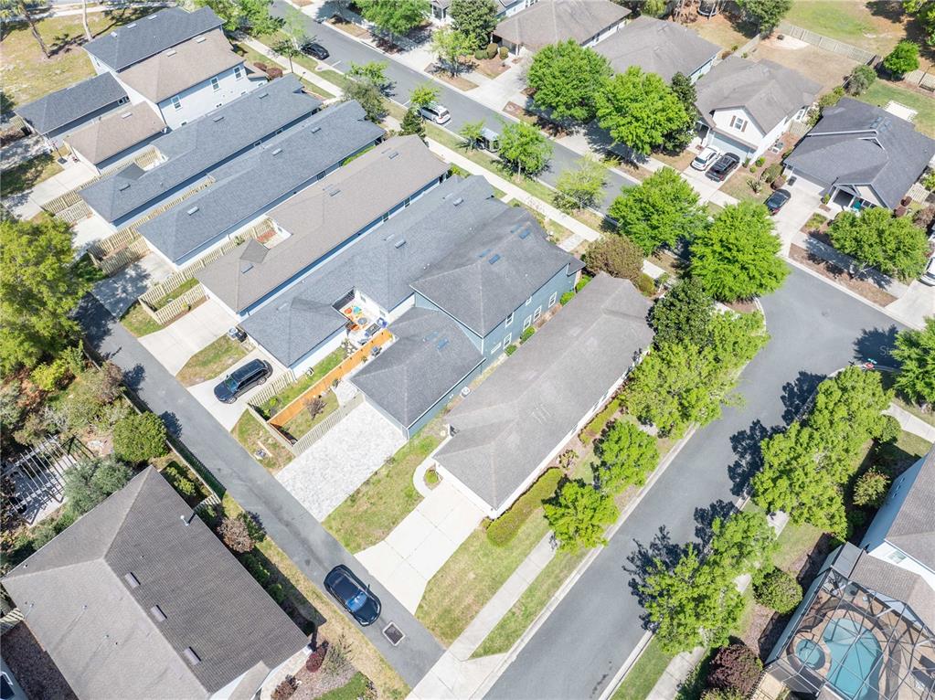 8267 Southwest 78th Lane Gainesville, FL 32608 - Photo 45 of 57 an aerial view of a house with a garden
