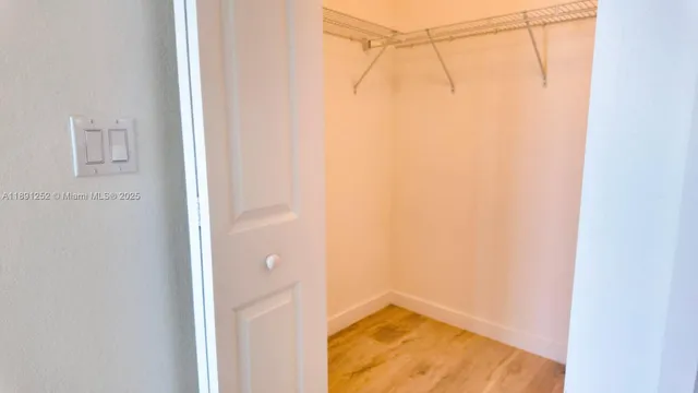 a view of walk in closet