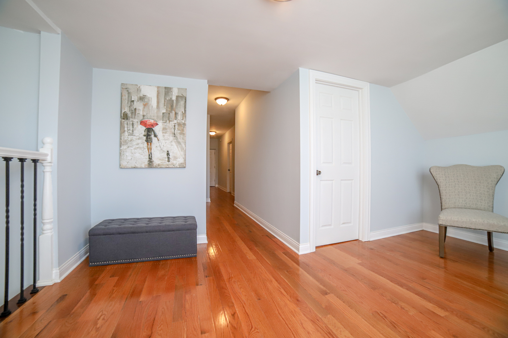 1127 North Ridgeway Avenue Chicago, IL 60651 - Photo 15 of 24 a view of livingroom with hardwood floor and hallway