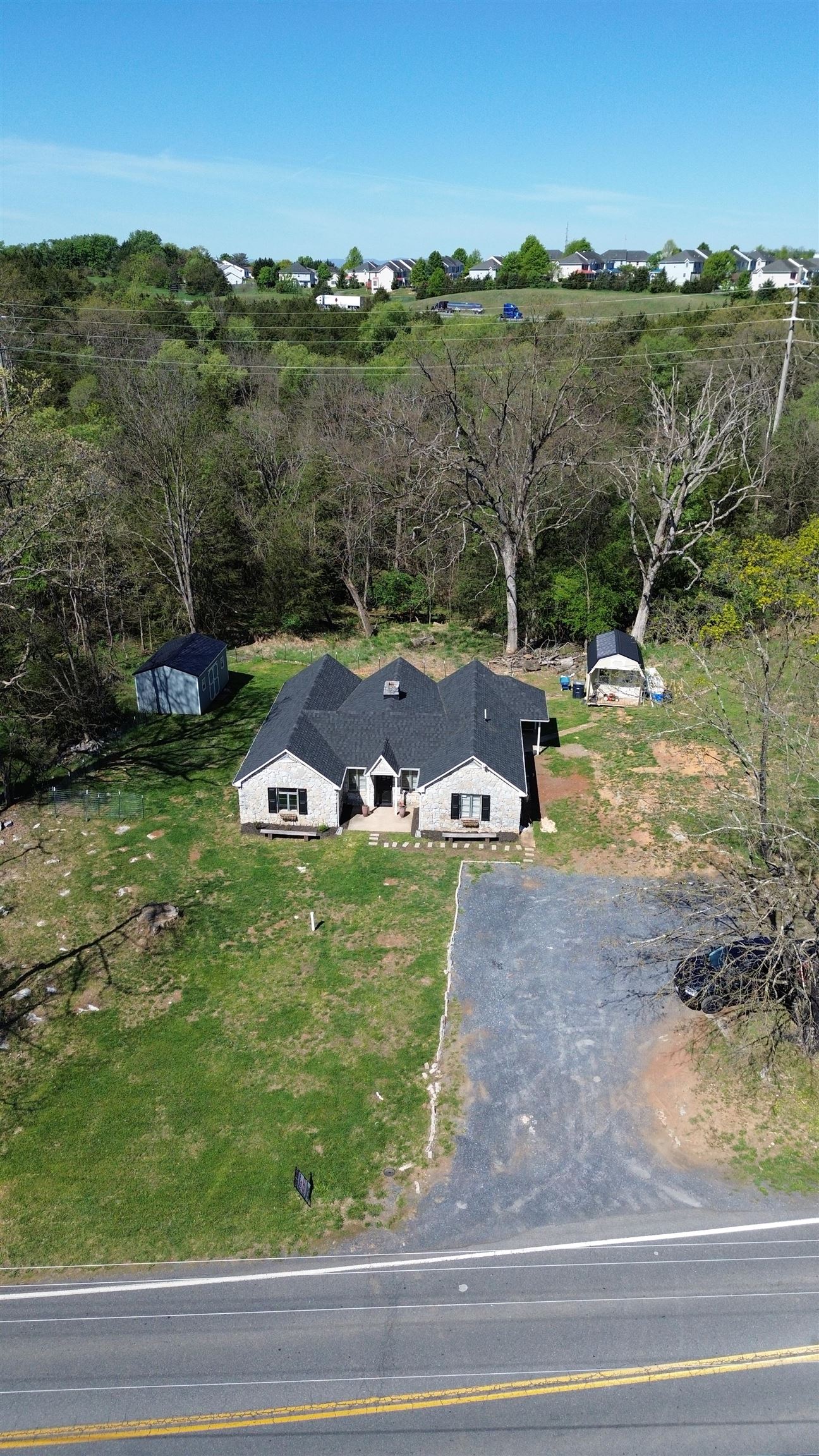 1641 Smithland Road Harrisonburg, VA 22802 - Photo 42 of 44 a view of a town with mountains in the background
