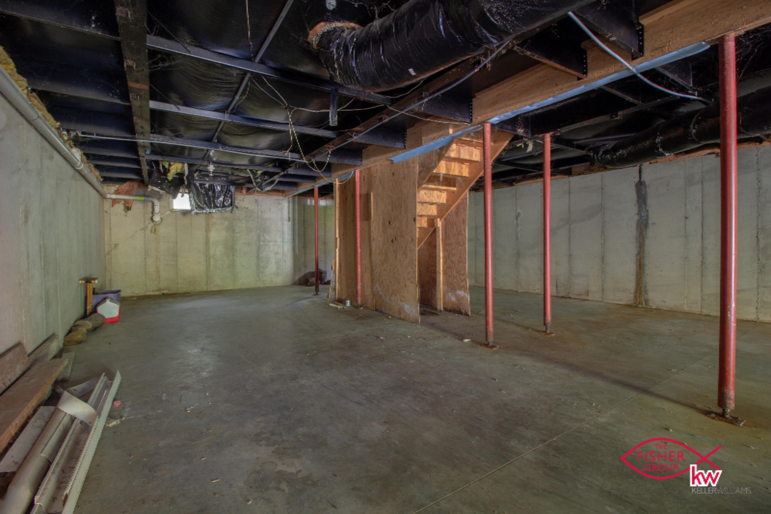 9104 Peck Lake Road Lowell, MI 49331 - Photo 17 of 31 Poured concrete basement