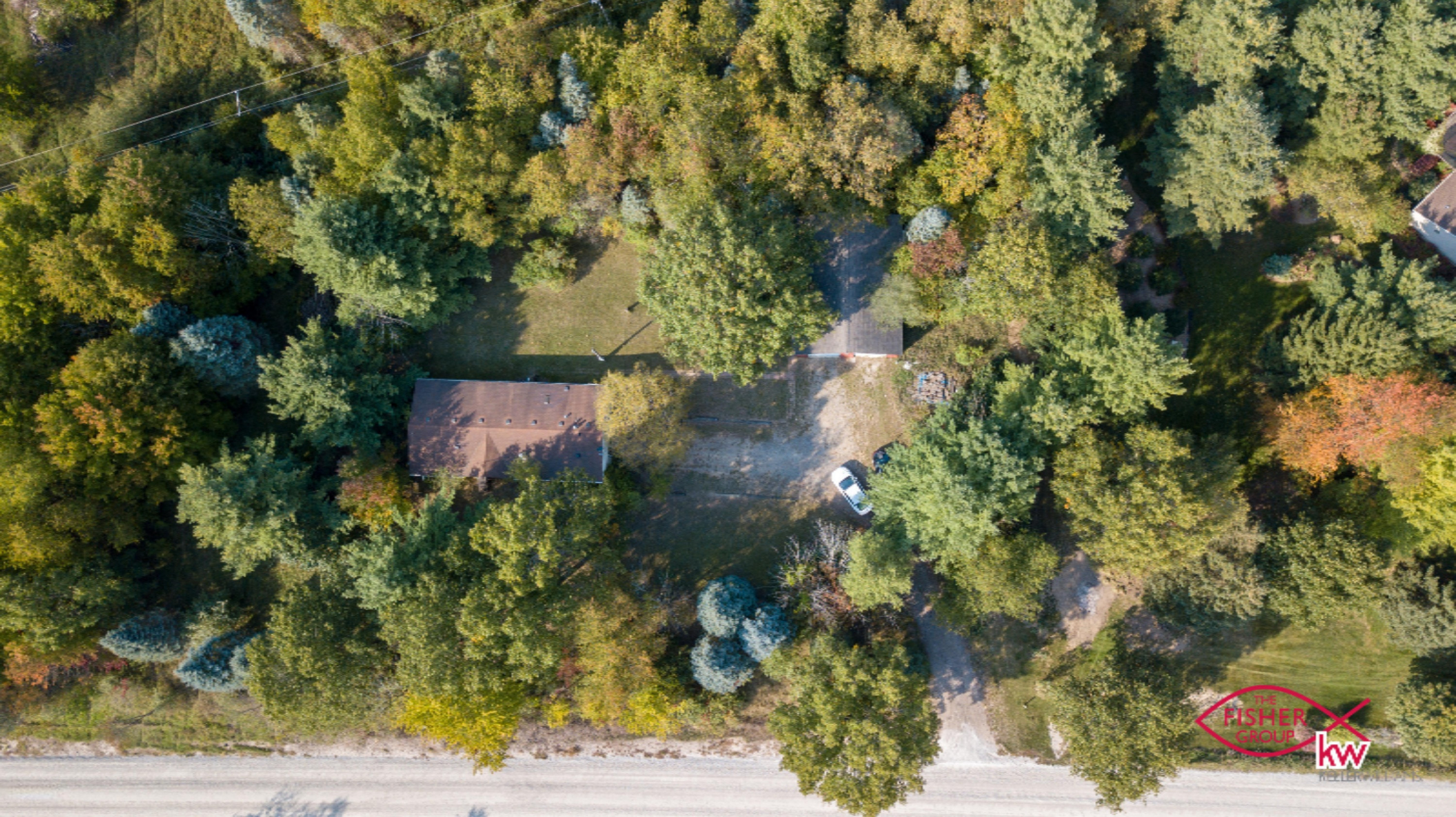 9104 Peck Lake Road Lowell, MI 49331 - Photo 31 of 31 Arial view 2