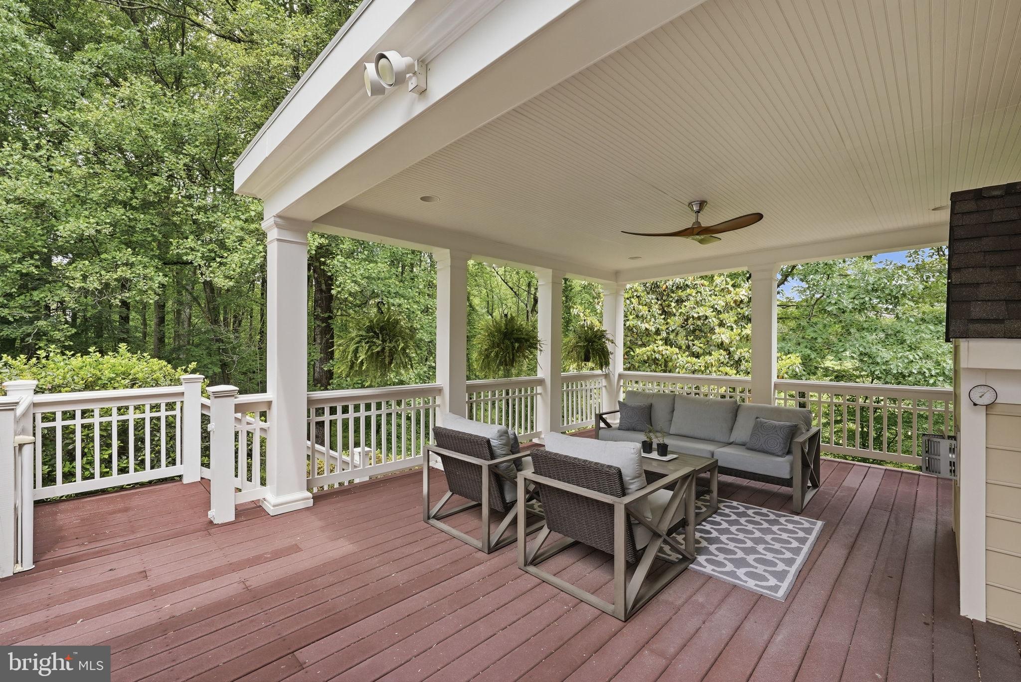 2608 Hunter Mill Road Oakton, VA 22124 - Photo 39 of 50 Covered porch off of family room