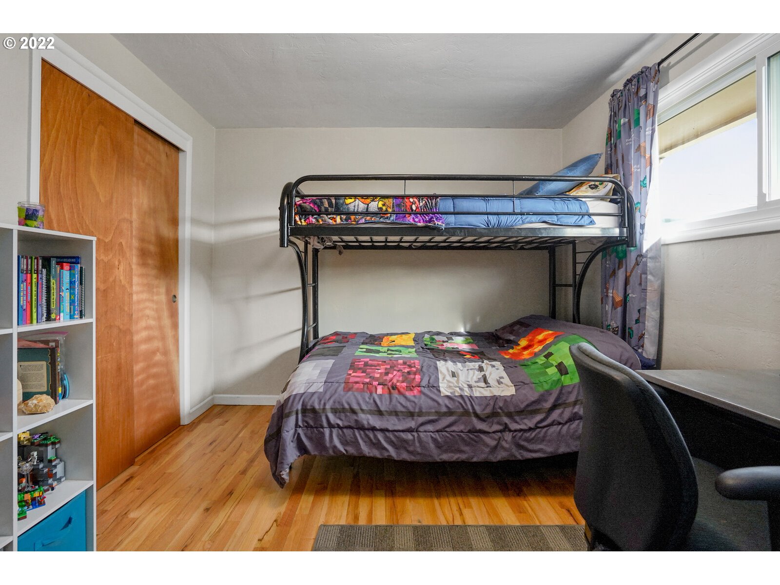 1771 Linwood Street Eugene, OR 97404 - Photo 17 of 22 a bedroom with a bed and a window
