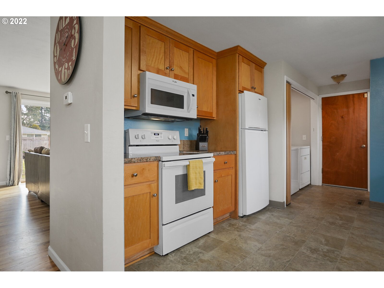1771 Linwood Street Eugene, OR 97404 - Photo 7 of 22 a kitchen with stainless steel appliances granite countertop a refrigerator and a stove