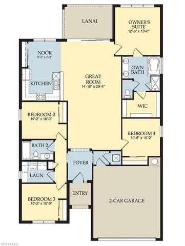 $469,900 | 4450 Steinbeck Way, Ave Maria, FL 34142