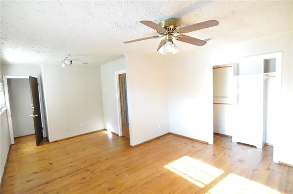 a view of a livingroom with a staircase