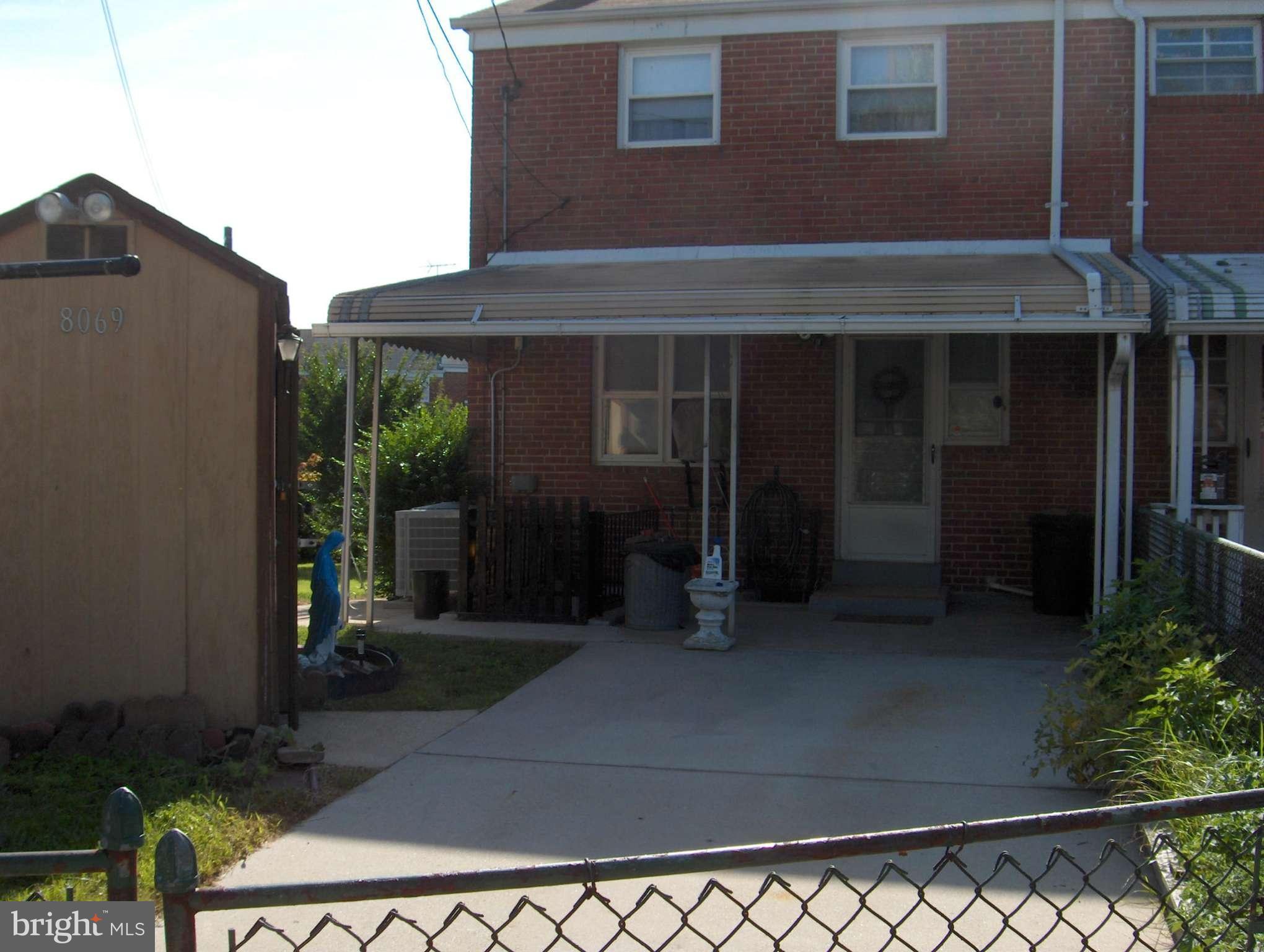 8069 Wallace Road Baltimore, MD 21222 - Photo 30 of 30 Rear Parking Pad
