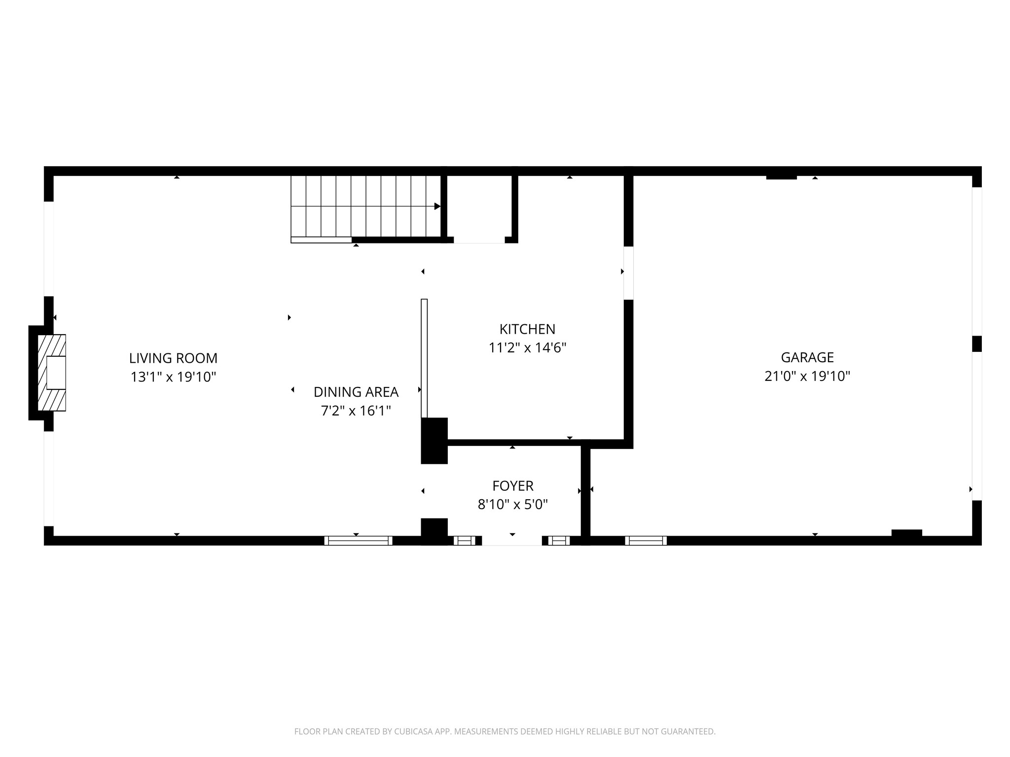 2629 Wroxton Road, Unit A Houston, TX 77005 - Photo 21 of 22 First floor floorplan.