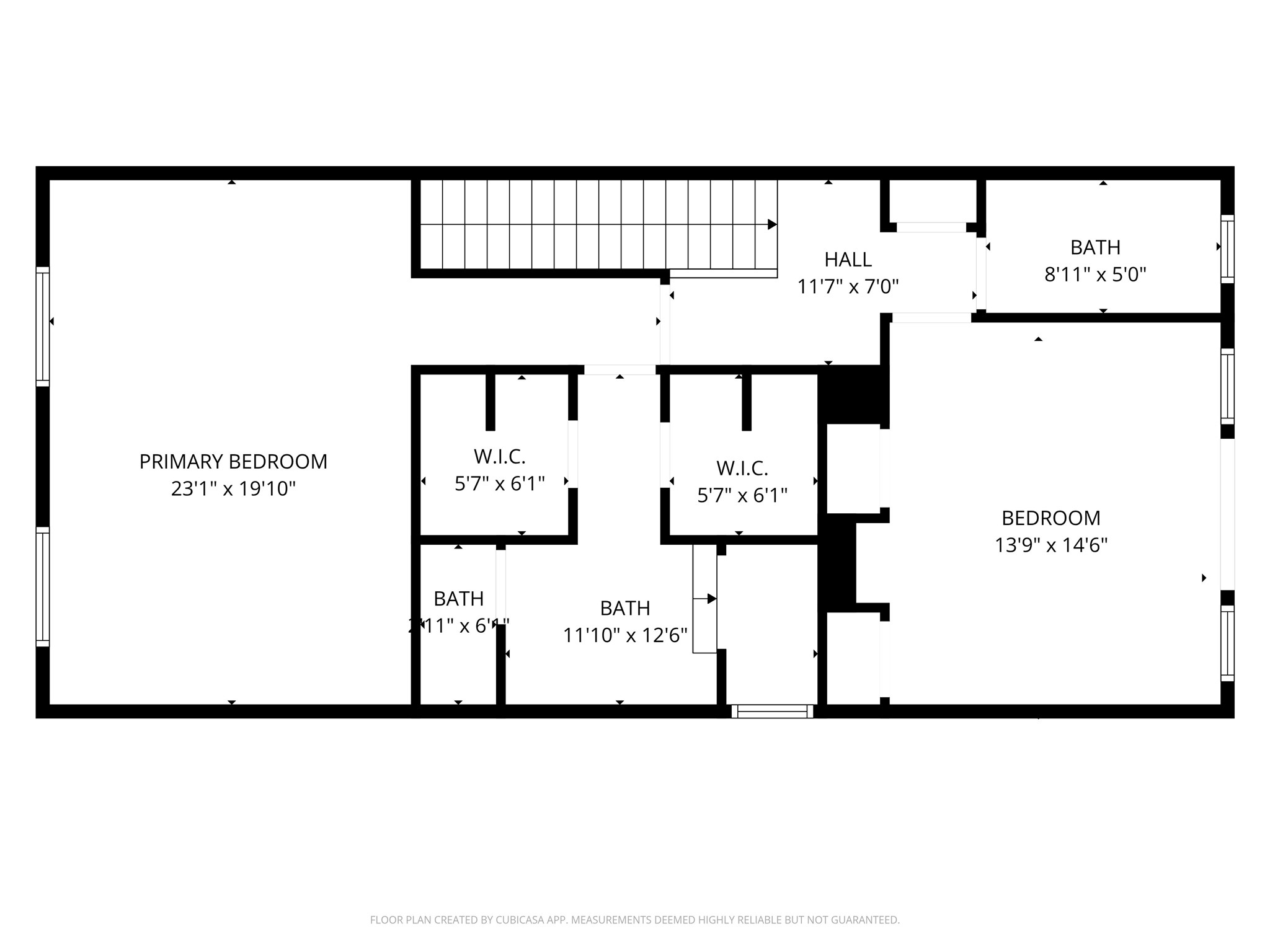 2629 Wroxton Road, Unit A Houston, TX 77005 - Photo 22 of 22 Second floor floorplan.