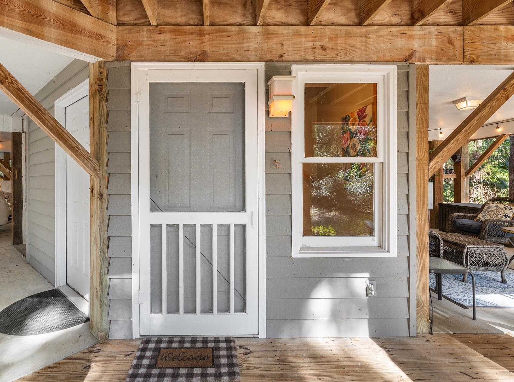 187 Alston Road Pawleys Island, SC 29585 - Photo 6 of 40 Property entrance featuring a deck
