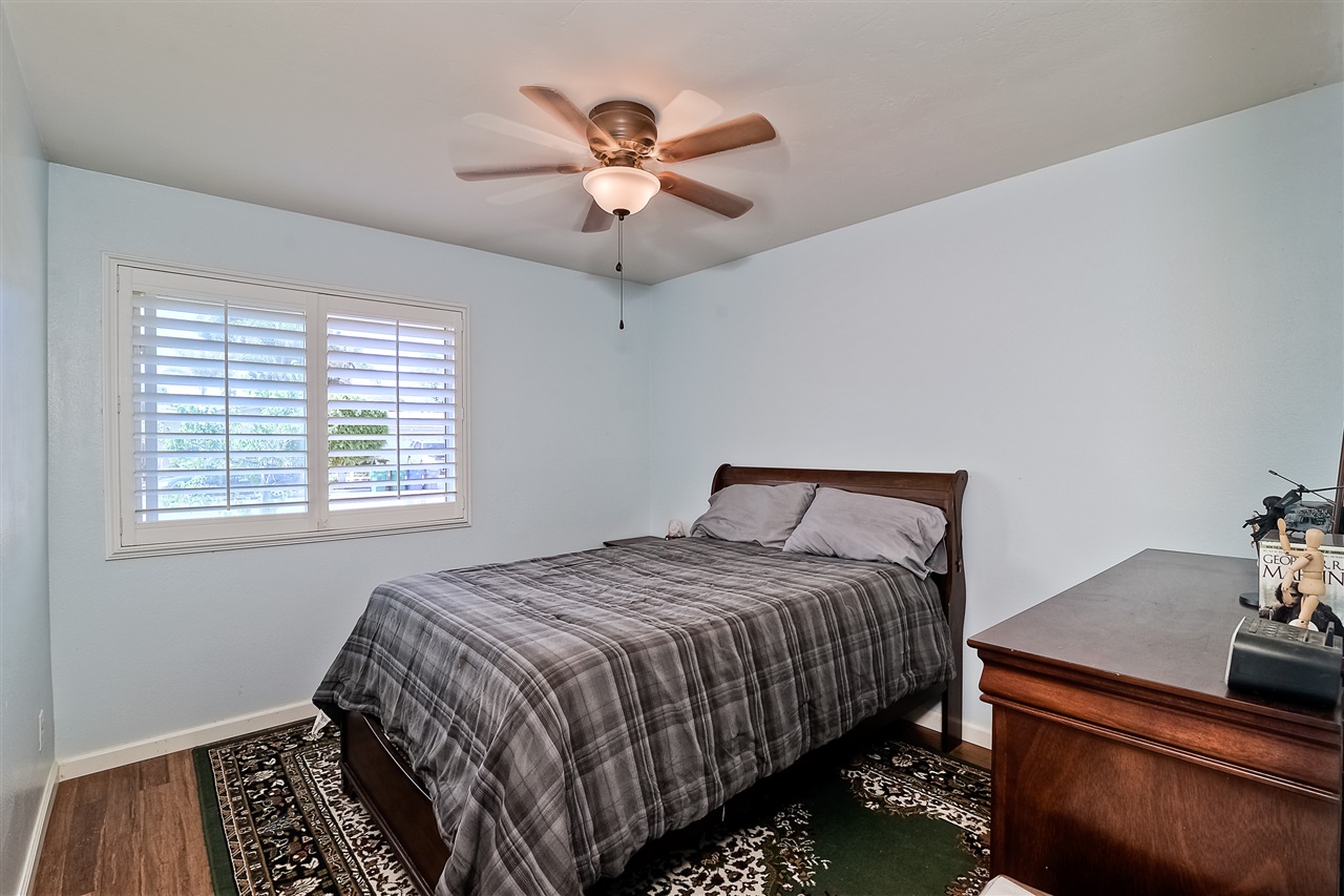 4034 Pala Road Oceanside, CA 92057 - Photo 18 of 22 All Bedrooms have Wood Flooring and Ceiling Fans.
