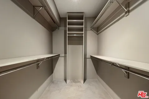 a close view of closet