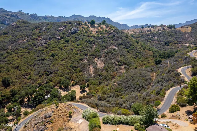 a view of a city with a mountain