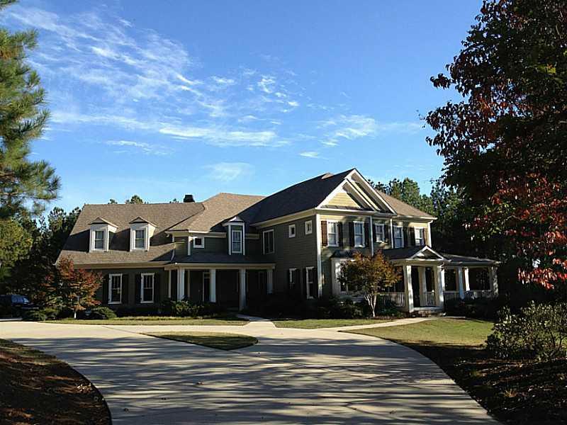 15895 Henderson Road Alpharetta, GA 30004 - Photo 1 of 1 Facade/Exterior Front. Picturesque, private setting on 9+/- Acres