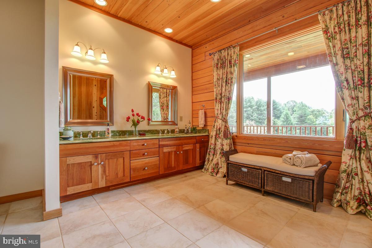 9626 Sherburne Farm Road Marshall, VA 20115 - Photo 6 of 57 a spacious bathroom with a double vanity sink and a large mirror