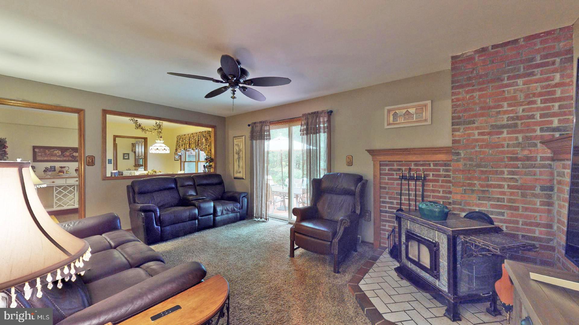 3 Red Maple Road New Egypt, NJ 08533 - Photo 15 of 34 Family Room w/ Wood Burning Stove