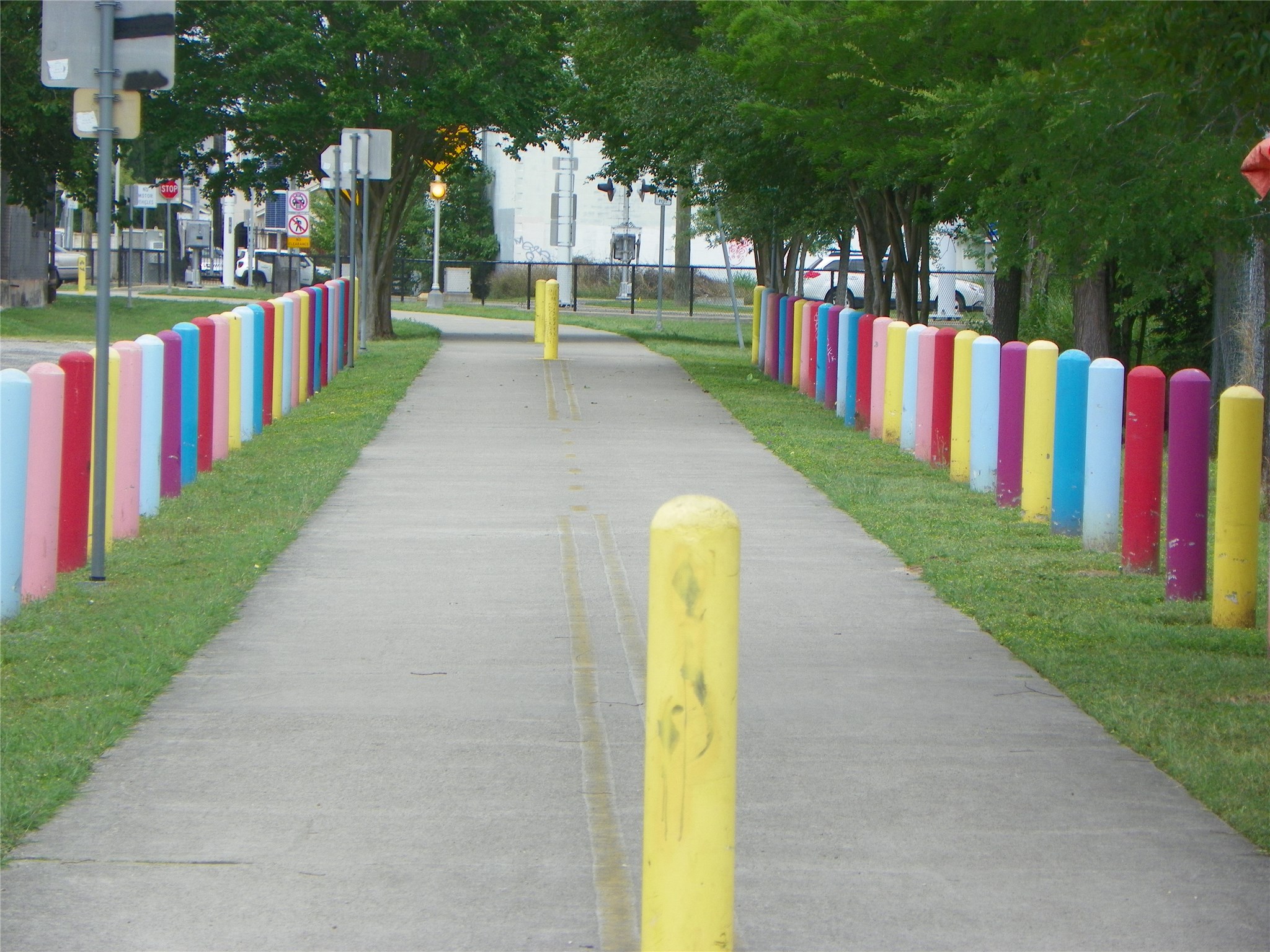 4334 Jefferson Street, Unit 1/2 Houston, TX 77023 - Photo 10 of 21 a view of a park with swings and slides