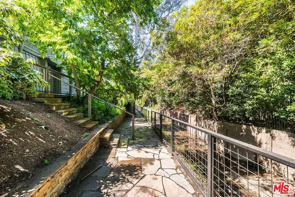 a view of a wooden bridge