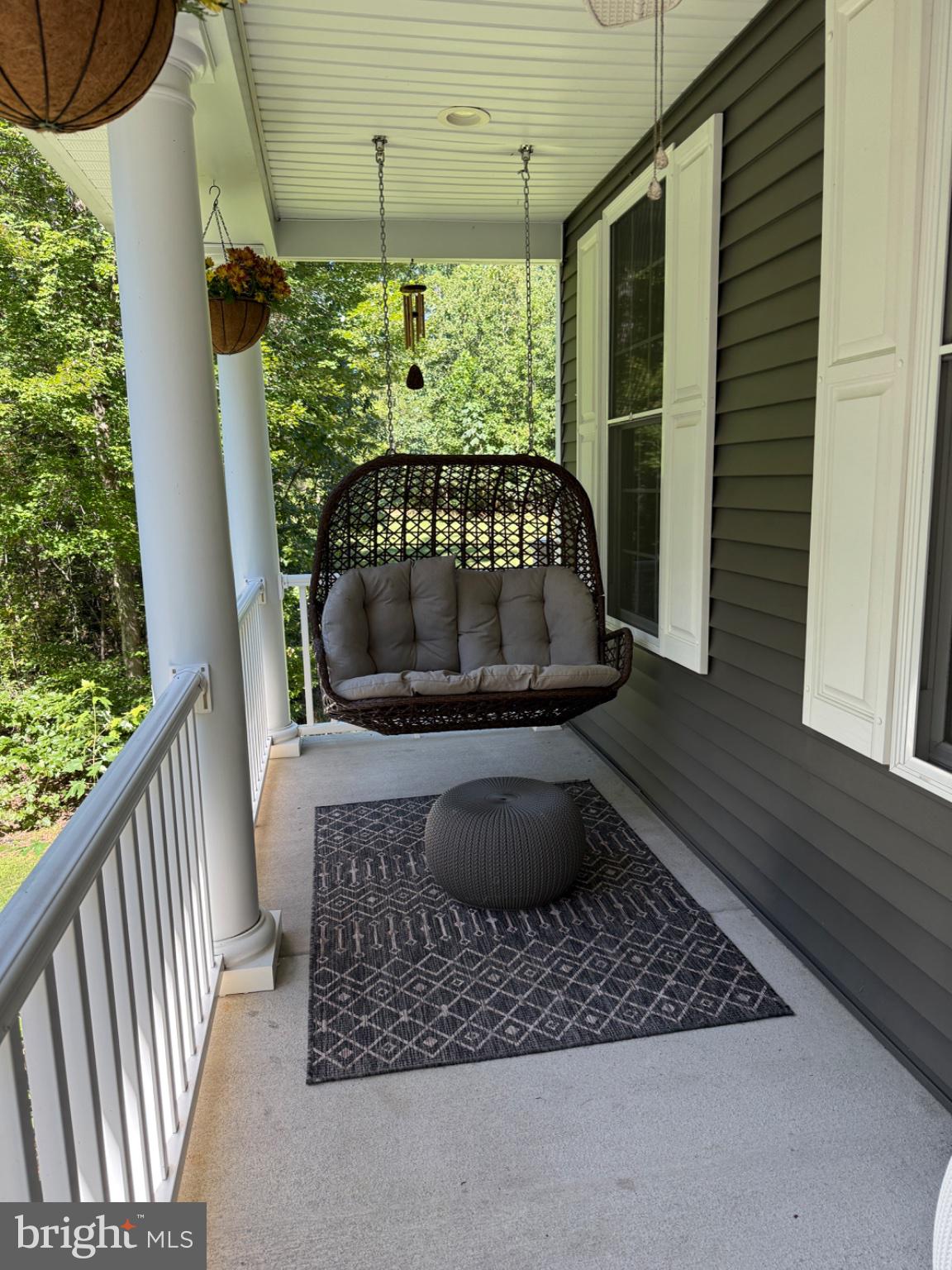 9047 Settle School Road Rixeyville, VA 22737 - Photo 5 of 12 Relax on the front porch swing