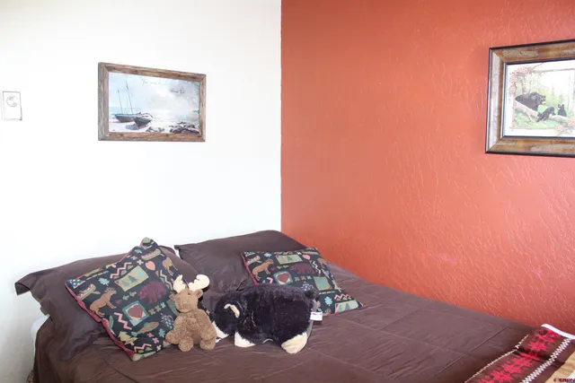 a view of a wooden floor in a room