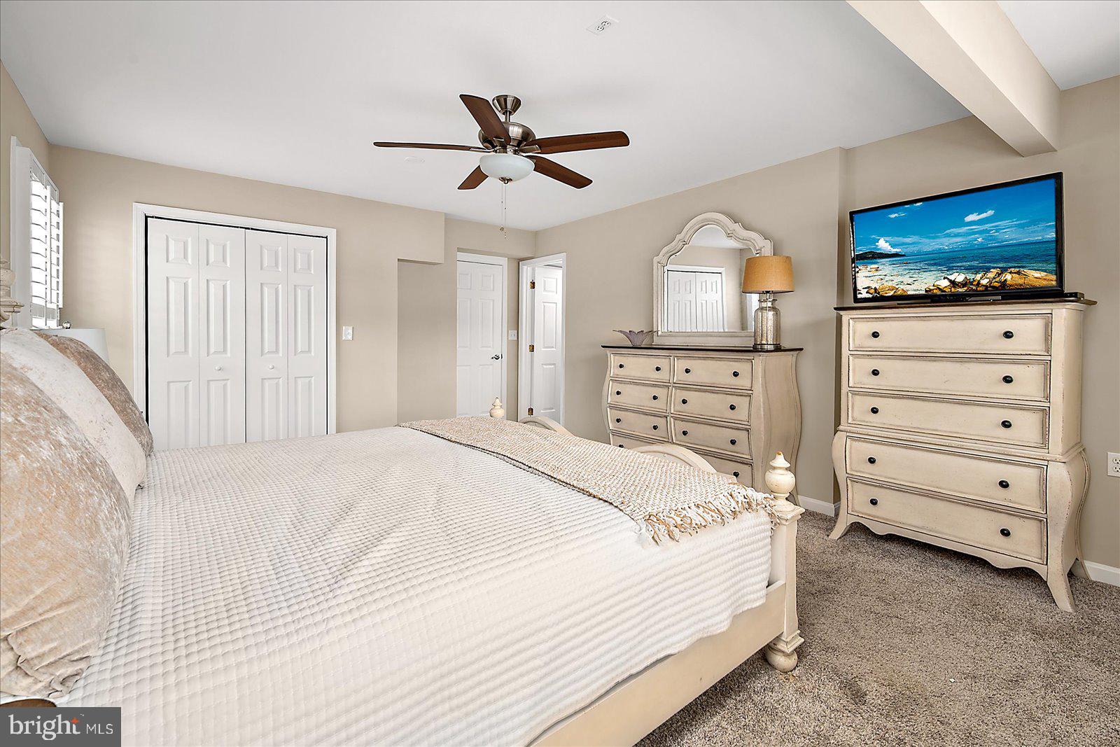 37 Watertown Road Ocean Pines, MD 21811 - Photo 22 of 86 a bedroom with a bed and a flat screen tv