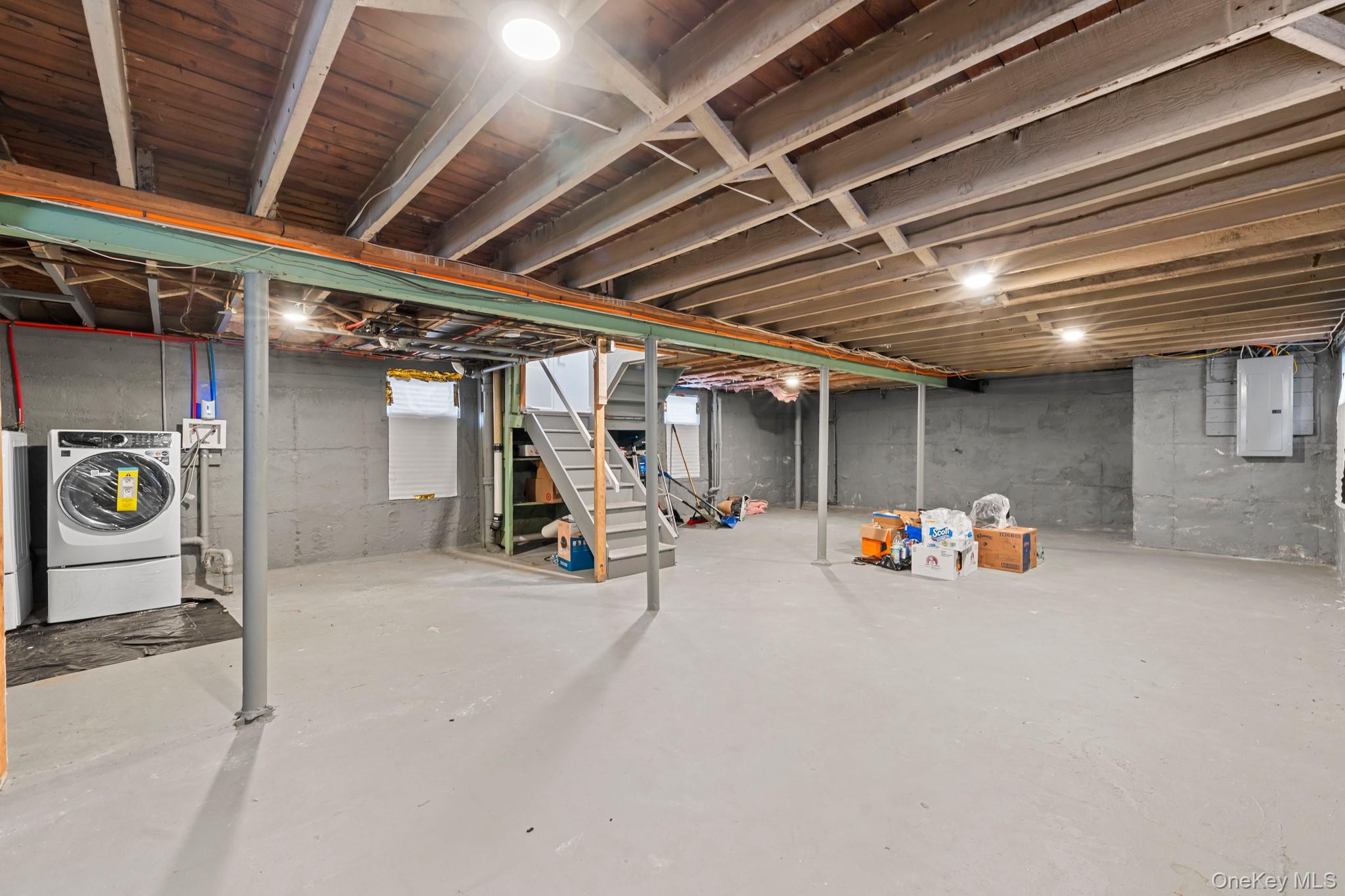 20 Dewitt Street Valley Stream, NY 11580 - Photo 11 of 13 a view of a garage with wooden roof