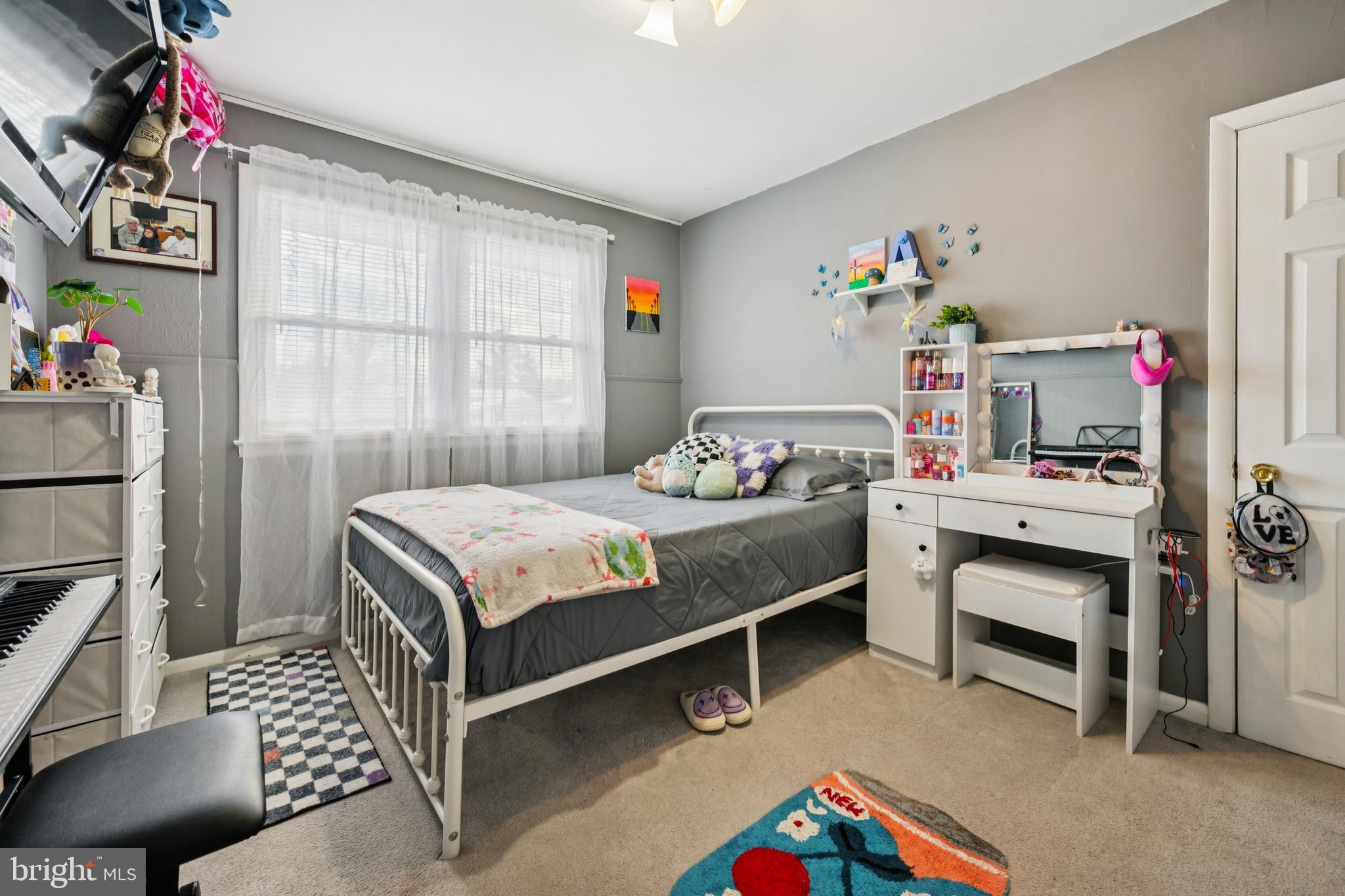205 Avon Road Cherry Hill, NJ 08034 - Photo 13 of 25 a bedroom with a bed and a window
