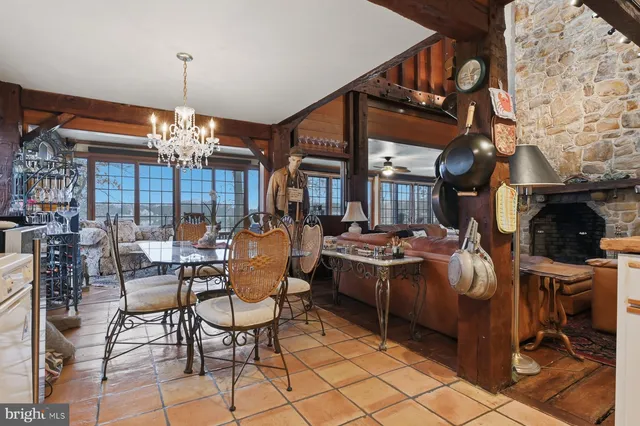 a picture of a bench in front of a window