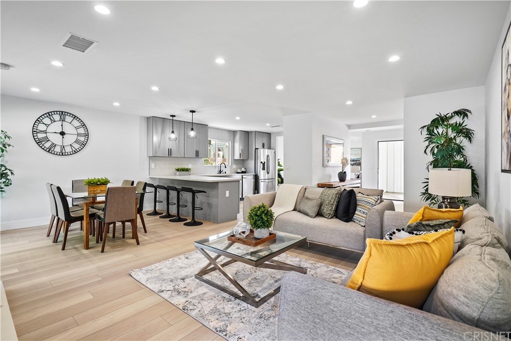 3675 Denair Street Pasadena, CA 91107 - Photo 6 of 37 a living room with furniture kitchen view and a table