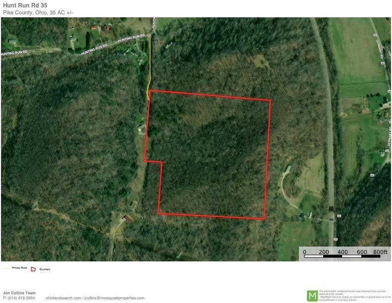 0 Hunting Run Road Lucasville, OH 45648 - Photo 39 of 39 Hunt Run Aerial