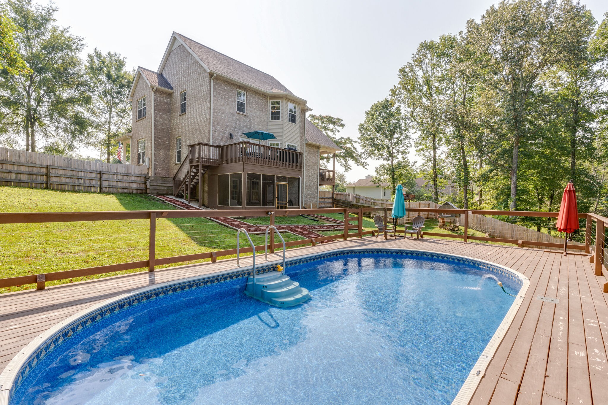 2754 Gideon Road Greenbrier, TN 37073 - Photo 41 of 45 swimming pool view with a outdoor seating