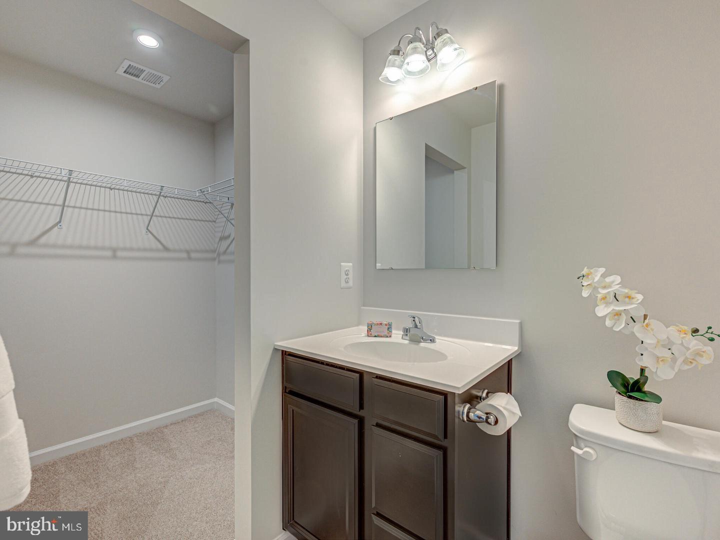 290 Sage Circle Winchester, VA 22603 - Photo 17 of 31 a bathroom with a sink vanity mirror and toilet
