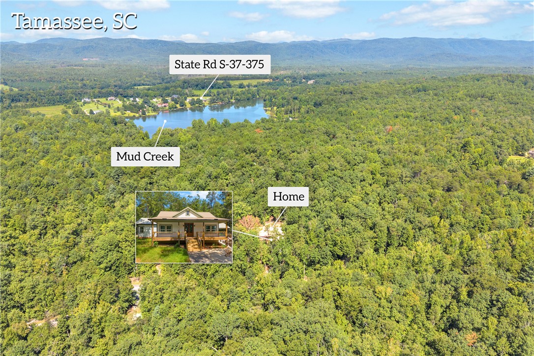 659 White Oak Farms Road Tamassee, SC 29686 - Photo 46 of 50 Lush woodlands surround this mountain-view property located near the scenic waters of Mud Creek.