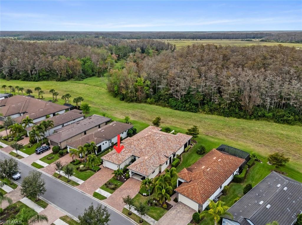5825 Mayflower Way Ave Maria, FL 34142 - Photo 38 of 50 an aerial view of a house with garden