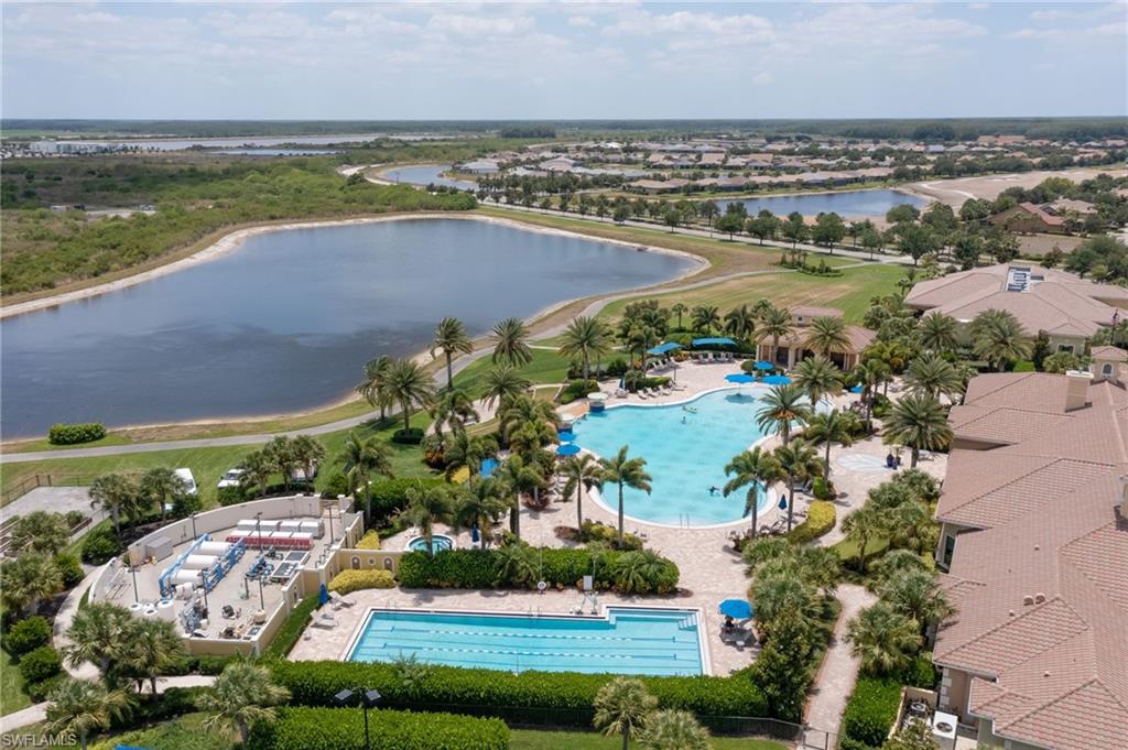 5825 Mayflower Way Ave Maria, FL 34142 - Photo 41 of 50 an aerial view of ocean and residential houses with outdoor space
